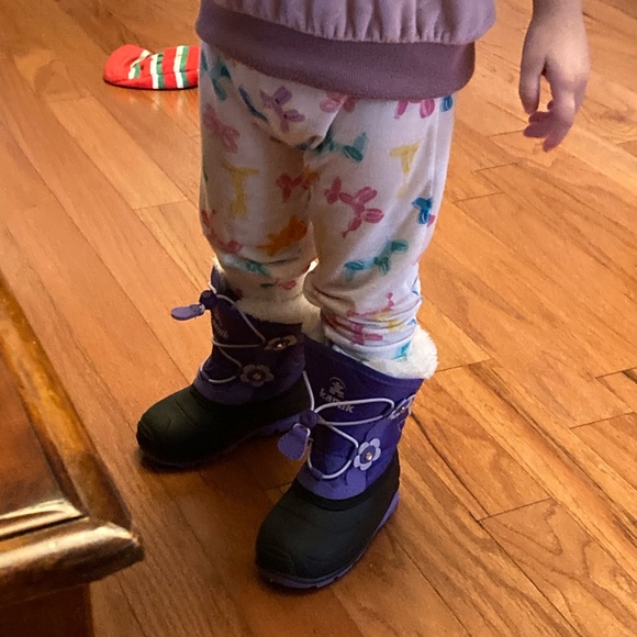 Kamik Kids' Purple and Black Snow Boots - Picture 2 of 4